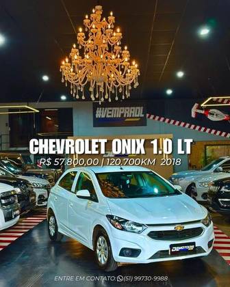 CHEVROLET ONIX 1.0 MPFI LT 8V FLEX 4P MANUAL CHEVROLET ONIX 1.0 MPFI LT 8V FLEX 4P MANUAL
